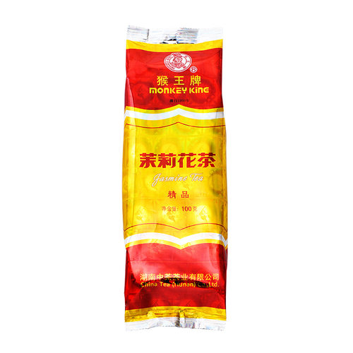 新茶中茶猴王牌茉莉花茶精品60g/100g飘雪浓香型冷泡茶叶横县 - 图2