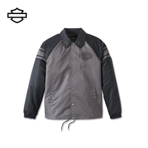 Haredavidson Coach Jacket Motorcycle Riding American Casual Jacket Autumn Winter Men Windproof Blouse