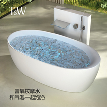 Travel Massage Bath Home Independent Artificial Stone Intelligent Thermostatic Heating Surf Steam Bubble Hydrotherapy Bath