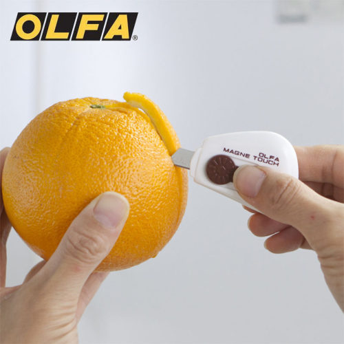 日本OLFA便携式拆快递小刀神器开箱迷你磁吸小号美工刀包裹随身 - 图0