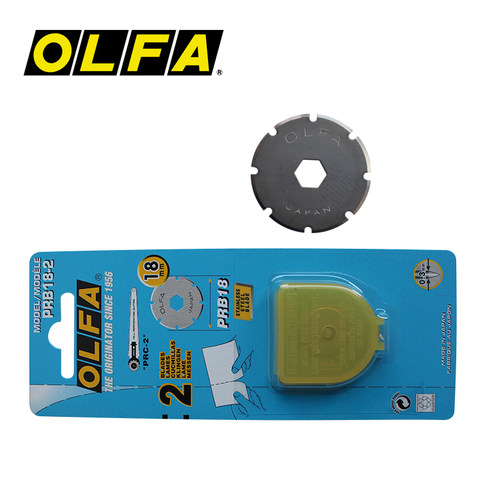 日本OLFA虚线滚刀刀片PRB18-2|适用PRC-2刀|2片装虚线刀片 - 图1