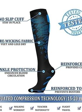 Men's Compression Socks Football Running Cycling 20-30mmhg