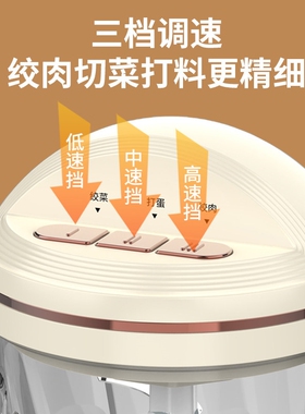 华生绞肉机家用搅肉机电动和面多