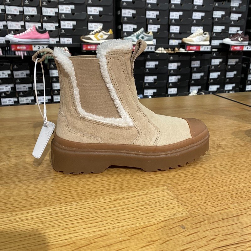 Converse匡威冬款AllStar栗子棕女款高帮翻毛皮休闲板鞋A09257C,淘宝优惠券,粉丝福利购,淘宝优惠卷