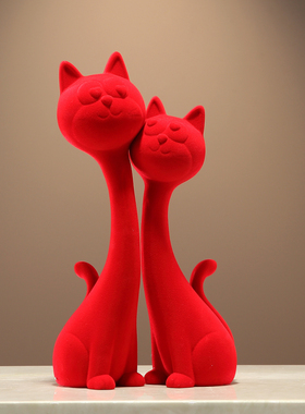 创意猫咪摆件高级感轻奢礼品