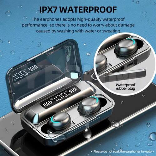 TWS F9 Wireless Earbuds Bluetooth-compatible 5.0 Headphones - 图1