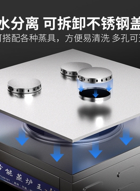 鑫广源油水分离蒸包炉商用燃气馒