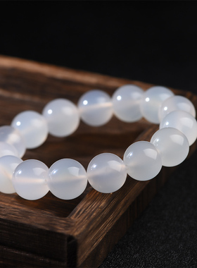 天然白玛瑙荔枝冻手链