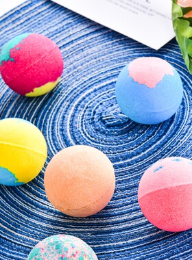 Bath Bombs Gift Organic Bubble Bath Bombs沐浴泡澡球爆浴盐球