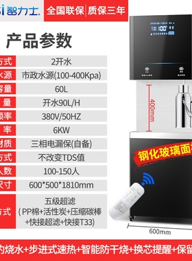 智力士商用直饮机ro反渗透净水器