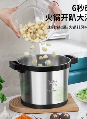 电动蒜泥绞肉机家用商用大功率多