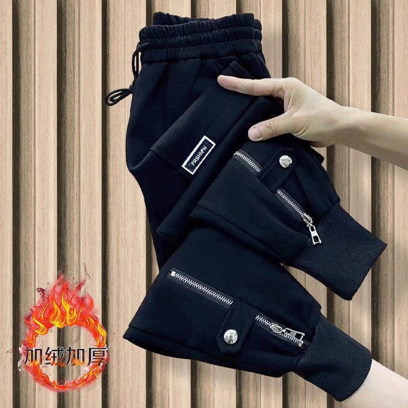 清仓捡漏秋冬加绒加厚卫裤女时尚洋气哈伦裤子宽松显瘦运动休闲裤,淘宝优惠券,粉丝福利购,淘宝优惠卷