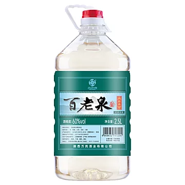 【百老泉】60度珍品原浆桶装酒2.5L