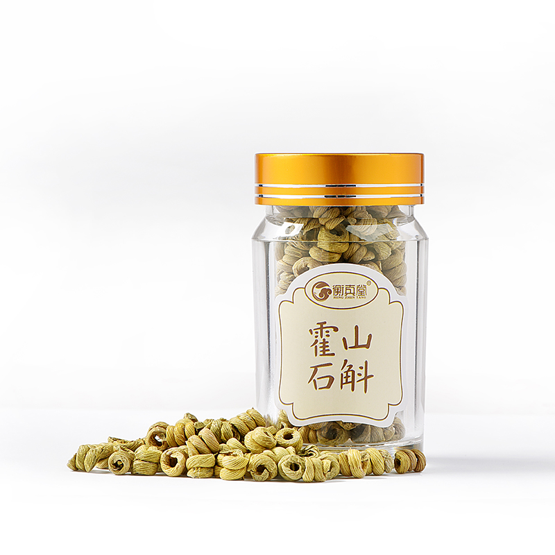 衡真堂旗舰店正品霍山铁皮石斛粉枫斗鲜条花茶养生石斛苗特级中药材500g3