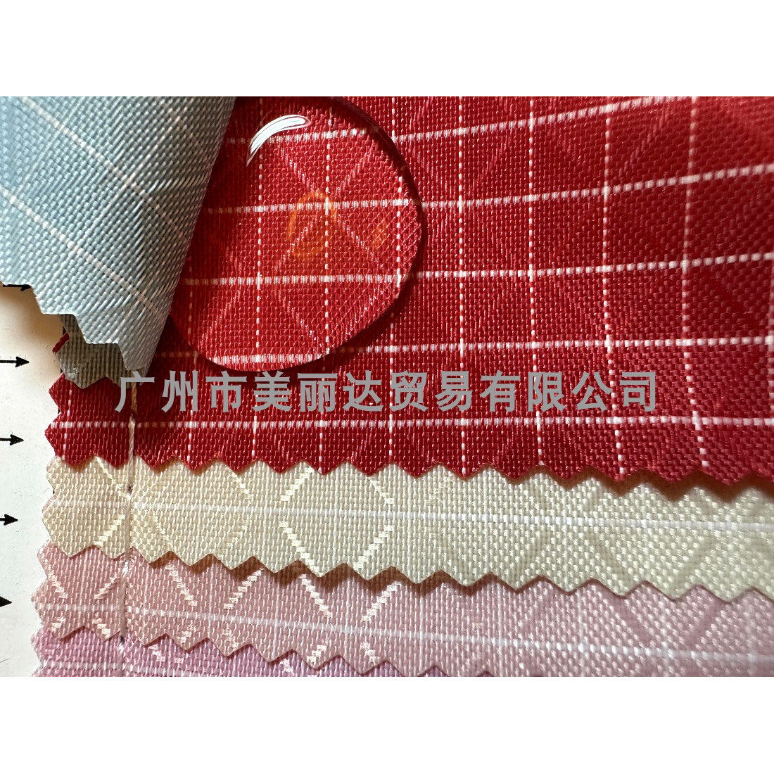 用于手袋背包箱包等结实大马力防水可提拉格子菱形纹尼龙牛津布料,淘宝优惠券,粉丝福利购,淘宝优惠卷