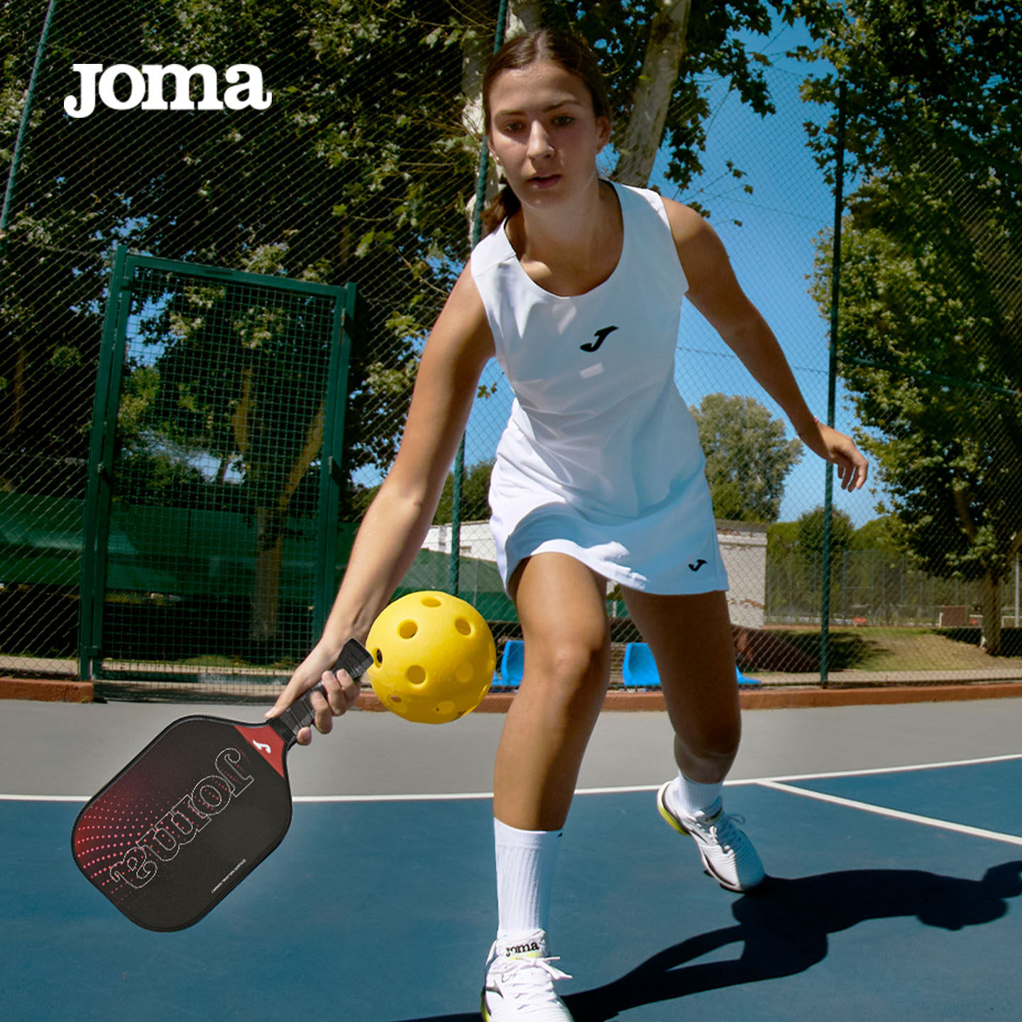 JOMA荷马全碳纤维匹克球拍pickleball初级玩家T300初学训练球拍,淘宝优惠券,粉丝福利购,淘宝优惠卷