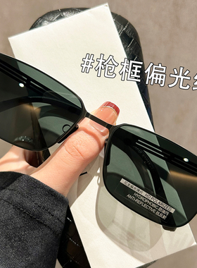 高清尼龙偏光茶色墨镜男超轻塑钢