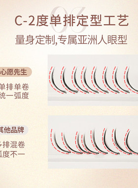心愿先生组合款假睫毛自然