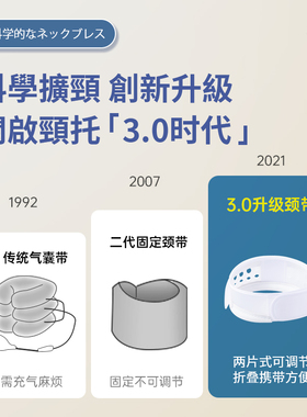 护颈椎脖套颈托防低头固定脖子前倾颈椎矫正办公室家用理疗神器