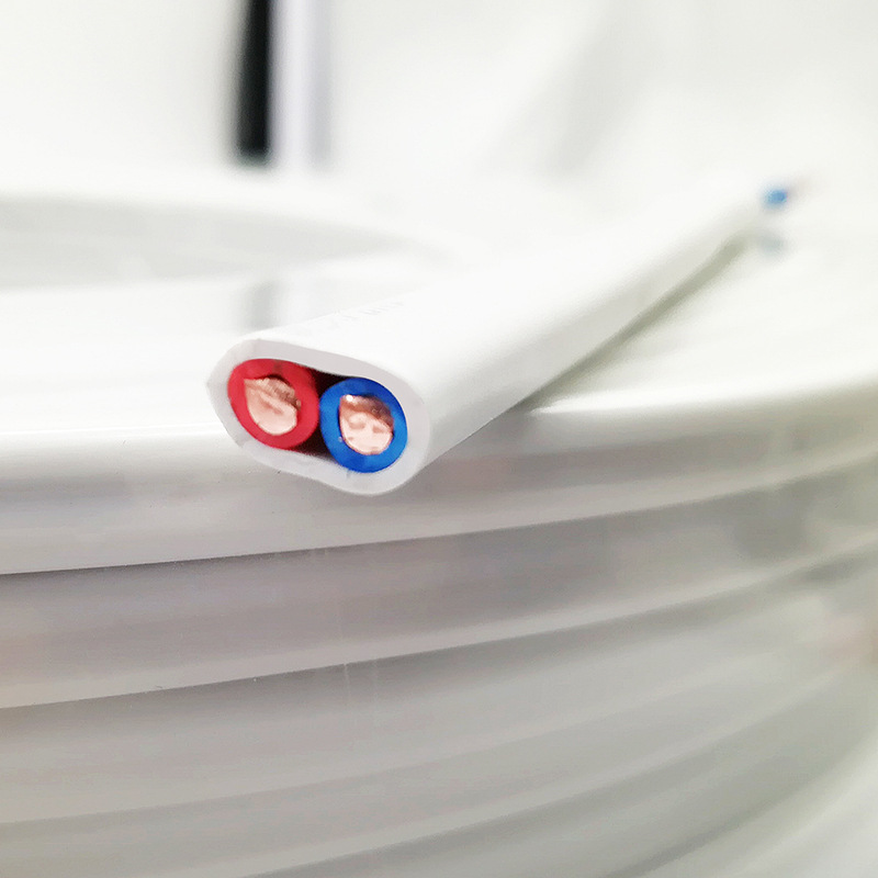 纯铜护套线实心硬铜条线2X1/1.5/2.5平方mm绝缘双S芯电线阻燃BVVB - 图2