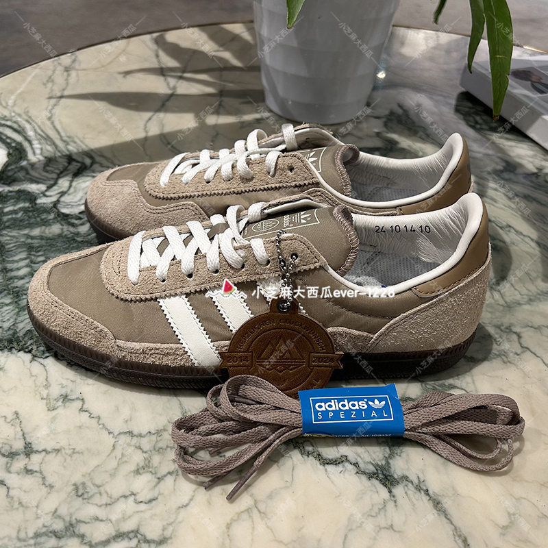 adidas三叶草WENSLEY SPEZIAL男女经典运动休闲鞋IG8937IG8938 - 图1