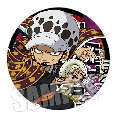 海贼王Q版动漫徽章 航海王onepiece路飞/罗/基德吧唧胸章10种/L - 图1