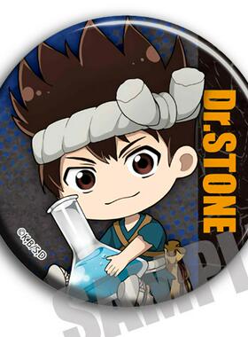Dr.STONE 石纪元 动漫徽章58mm胸章别针二次元周边吧唧海报画