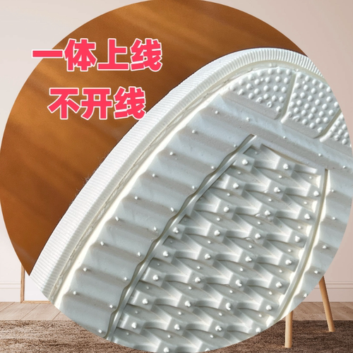 何航手工布鞋【松紧鞋】一脚蹬吸汗透气柔软轻便男女士休闲布鞋 - 图0