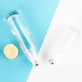 Бутылка, массажер, бутылочка для эфирных масел, духи, матовая стеклянная шариковая тара