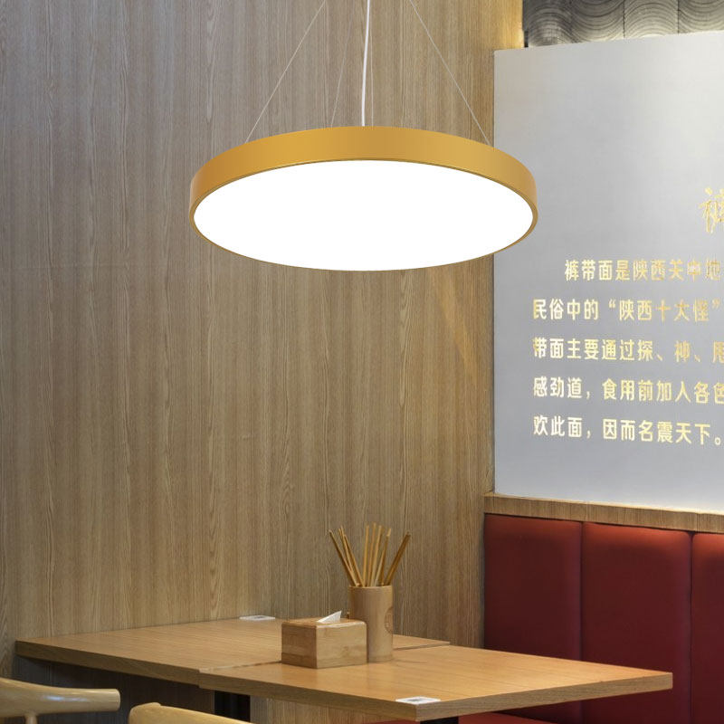 简约led吊灯造型灯办公室工作室会议室洽谈室接待室空心圆舞蹈室_虎窝淘