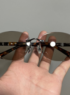 纯天然冰糖色眼镜高清男东海高档纯水晶石镜老人防紫外线清凉养目