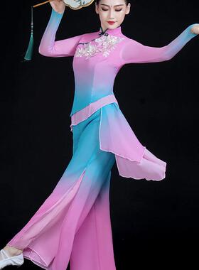 送扇子秧歌服女2025新款套装胶州秧歌舞蹈服服装风广场舞秧歌舞演