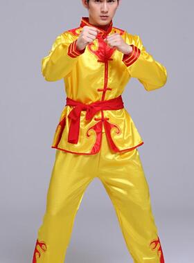 送扇子秋季打鼓服演出服秧歌服男舞龙舞狮服装腰鼓队锣鼓赛龙舟舞