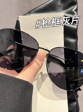 飞行员大框墨镜男偏光级感遮阳防紫外线开车专用近视太阳眼镜女