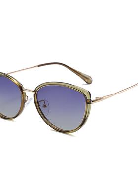 2025新款时尚猫眼墨镜女款级感偏光太阳镜显脸小防晒防紫外线潮