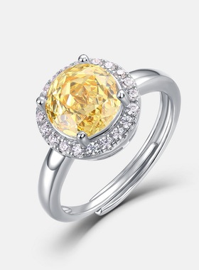 时尚简约S925银渡18K金PT950铂金千禧玫瑰切戒指女风开口指戒饰品