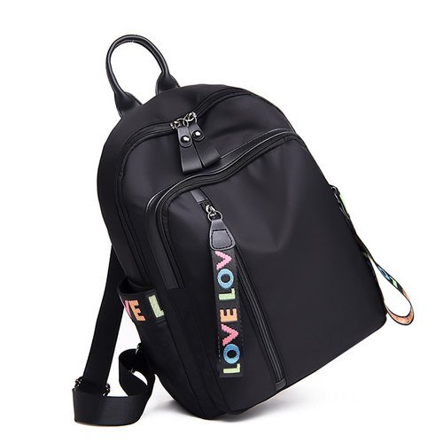 网红牛津布双肩包女2026新款潮韩版潮百搭帆布书包女士小背包女包 - 图2