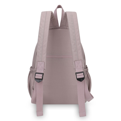 新款小号双肩包轻便防泼水双肩背包休闲百搭尼龙洗水布女潮流轻便 - 图3