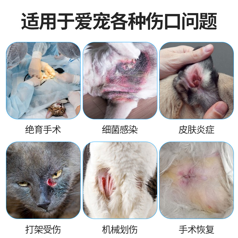 无忧犬防腐生肌散宠物狗狗猫咪伤口消炎愈合药受外伤创伤术后消炎 - 图0