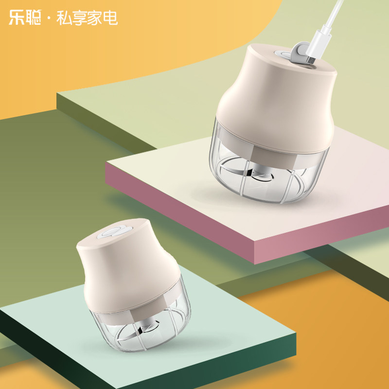 电动捣蒜器蒜泥宝宝辅食婴儿料理机 乐聪电器搅拌/料理机
