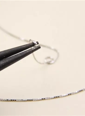 DIY针头穿心珍珠路路通万能项链