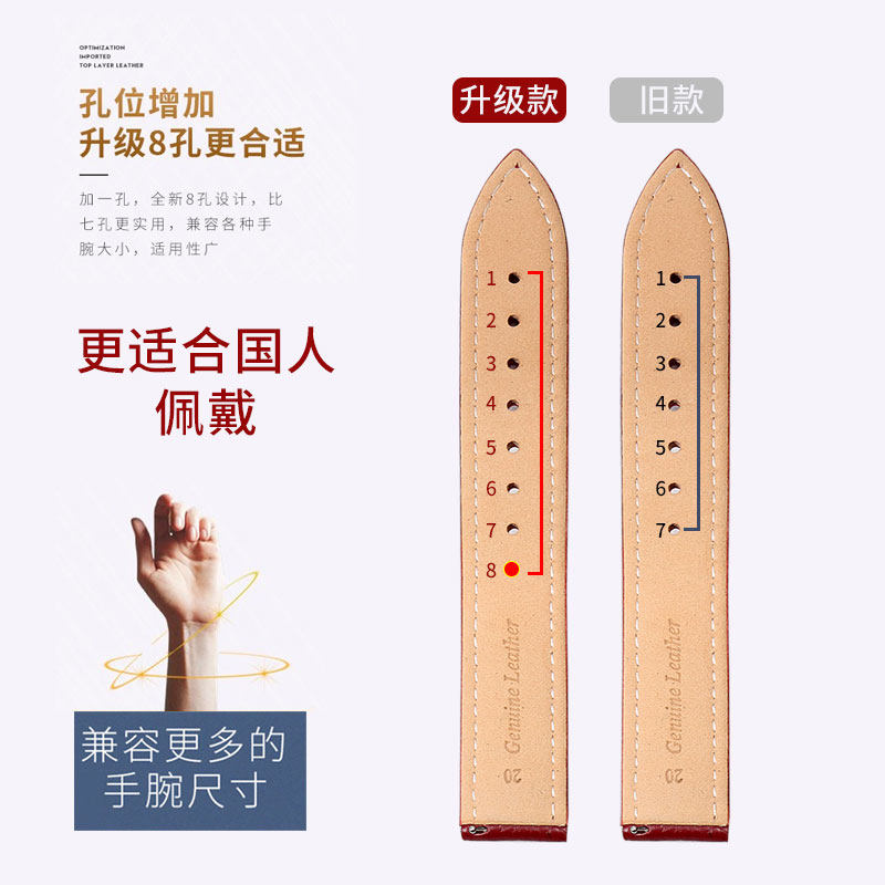 代用dw飞亚达卡西欧依波华为手表带 爱梦爱配件