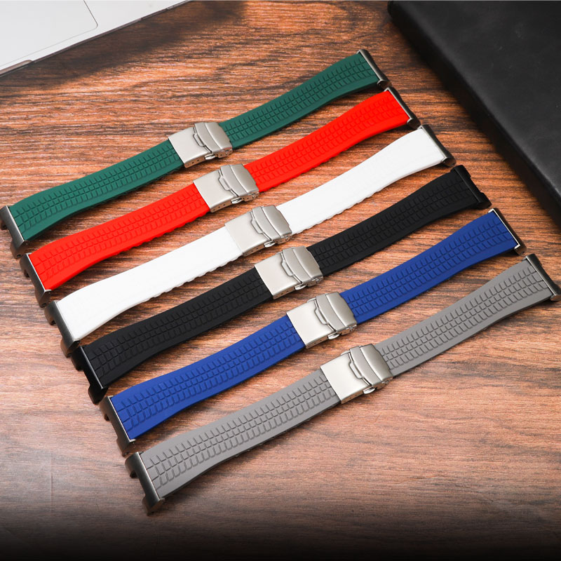 适配GST-B100/410/W100/S110/W300/210卡西欧改装表链硅胶手表带 - 图1