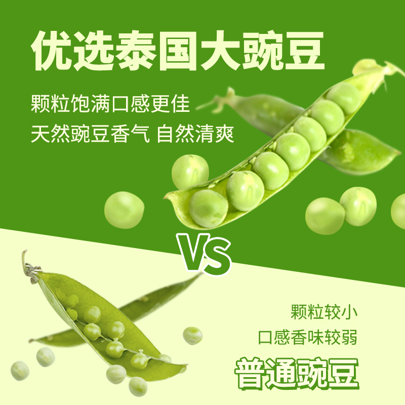 泰国进口零食品calbee卡乐比豌豆脆海苔味豌豆条蔬菜条非油炸膨化 - 图0