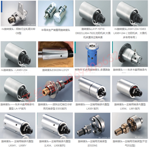 RIX rocky ESX20M-N012 E012 ESX20M-N016 rotary joints旋转接头 - 图0