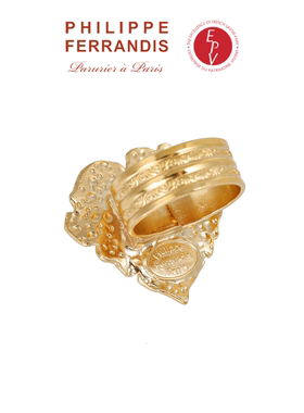 【法国进口】PF菲昂迪斯MY HEART系列红色戒指高级感轻奢女时尚感