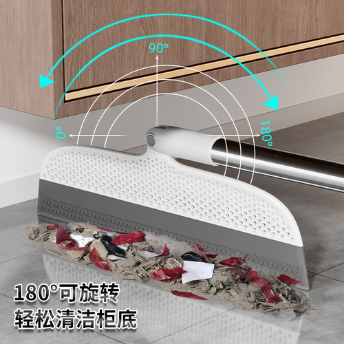 地刮水器浴室扫把家用卫生间扫水加粗魔术扫把扫地硅胶刮神器浴室 - 图1