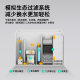 BESSN2026 new back filter fish tank living room dry and wet separation multi-chamber fine filter Beson Gold Crystal five-line ultra-white tank