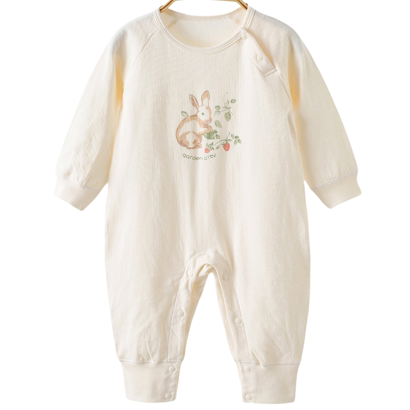 婴儿连体衣春秋纯棉提花男女宝宝套头长袖哈衣打底家居服睡衣爬服,淘宝优惠券,粉丝福利购,淘宝优惠卷