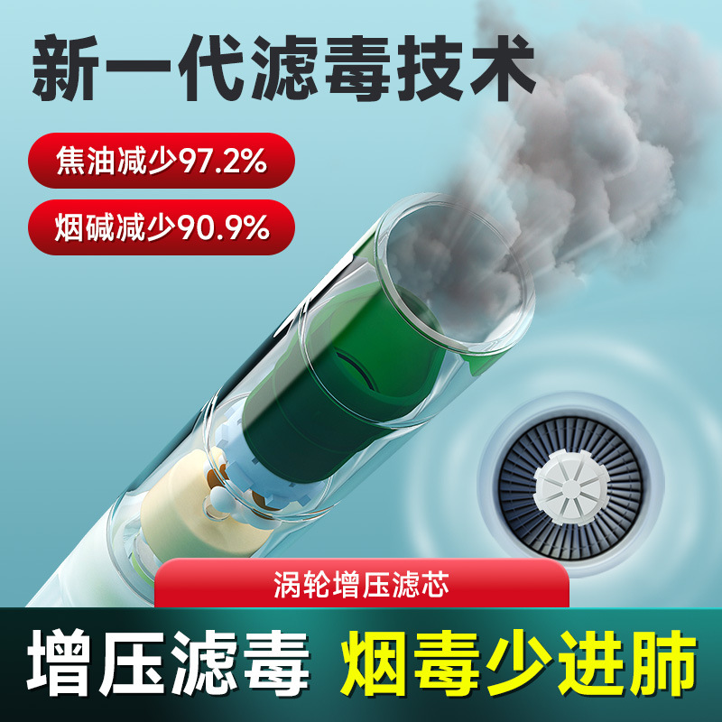 诤友烟嘴过滤器正品焦油过滤软嘴烟嘴一次性粗中细三用20重滤嘴 - 图0